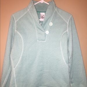 Sea foam green/blue, North Face pullover